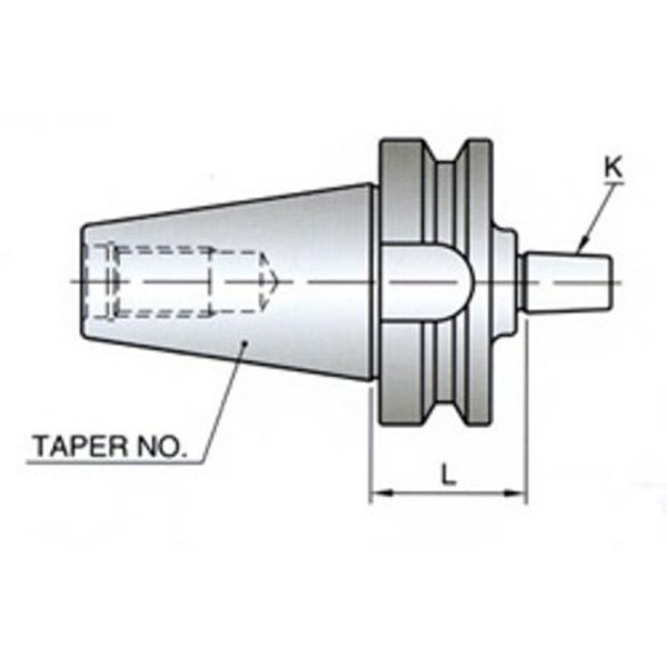 Yg-1 Tool Co Bt40 Jt #4 Holder GH045